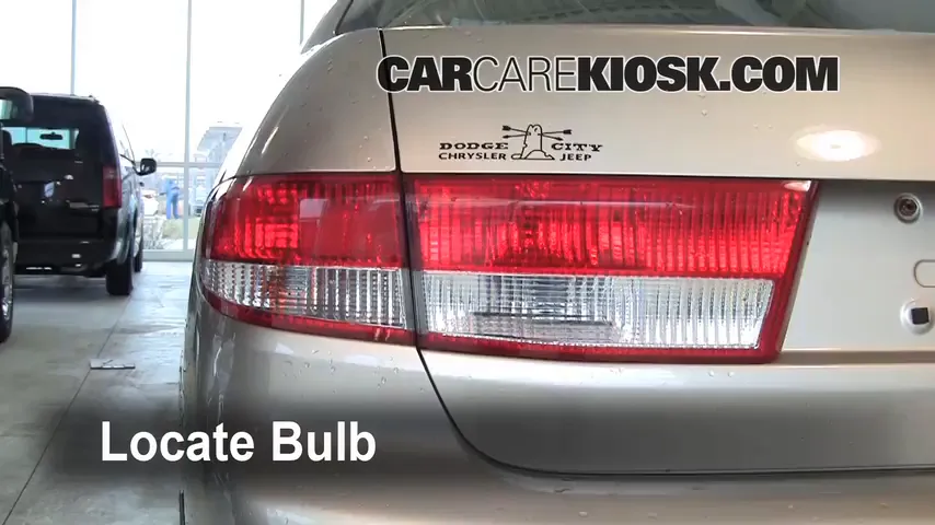 2004 Honda Accord EX 2.4L 4 Cyl. Sedan (4 Door) Lights Brake Light (replace bulb)